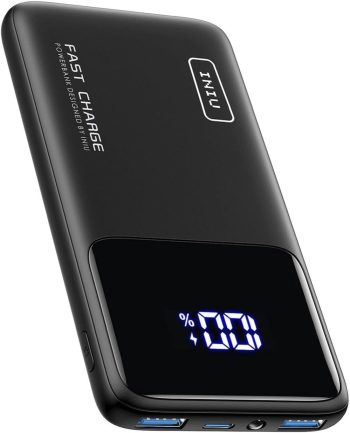 INIU 22.5W Power Bank, 10000mAh Slim USB C Portable Charger Fast Charging PD3.0 QC4.0, LED Display Battery Pack Portable for iPhone 15 14 13 12 Pro Max Samsung S22 Google LG...