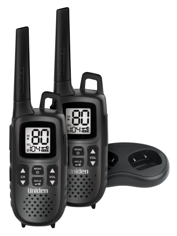 UNIDEN UH615-2 TWIN PACK UHF 1.5 WATT UHF HANDHELD ADVENTURE RADIO 80 CHANNELS